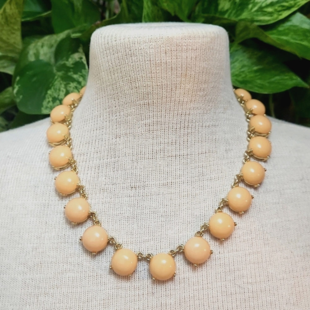 J. Crew Infinity Bead Vintage Statement Necklace